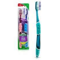 Escova de dentes GUM Technique Deep Clean Compact Soft Adult 2ct Escova de dentes GUM Technique Deep Clean Compact Soft Adult 2ct