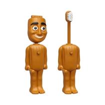 Escova De Dentes Infantil Com Cerdas Macias, Tema Anime Cartoon Italian Brainrot Tung Tung Tung,