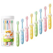 Escova de dentes infantil RoseFish Extra Soft de 2 a 8 anos, pacote com 8 Escova de dentes infantil RoseFish Extra Soft de 2 a 8 anos, pacote com 8