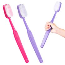 Escova de dentes Ireer, 2 peças, adereços gigantes, 40 cm, roxa, rosa Escova de dentes Ireer, 2 peças, adereços gigantes, 40 cm, roxa, rosa