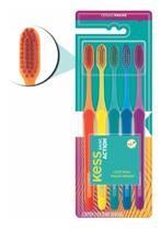 Escova de Dentes KESS Basic Action com 5 UN. Cerdas Macias Belliz