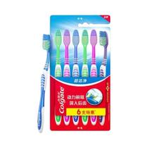 Escova De Dentes Macia Para Cabelos Médios, Pacote Com 6, Colgate, Conjunto De Viagem Para Homens E Escova De Dentes Macia Para Cabelos Médios, Pacote Com 6, Colgate, Conjunto De Viagem Para Homens E