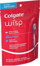 Escova de Dentes Mini Descartável Colgate Optic White Menta Refrescante