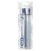 Escova de dentes Oral-B Brilliance Premium Whitening Medium, pacote com 2 Escova de dentes Oral-B Brilliance Premium Whitening Medium, pacote com 2