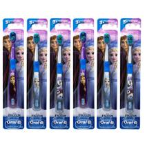 Escova de Dentes Oral-B Kids Disney Frozen 3+ Anos Extra Macia Escova de Dentes Oral-B Kids Disney Frozen 3+ Anos Extra Macia