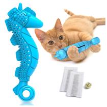 Escova de Dentes para Gatos Toy Ronton - Borracha Dura com Erva-do-Gato