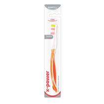 Escova de Dentes Powerdent XPower Média Limpeza Eficiente com Cerdas Cruzadas e Cabeça Anatômica Escova de Dentes Powerdent XPower Média Limpeza Eficiente com Cerdas Cruzadas e Cabeça Anatômica