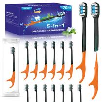 Escova de Dentes RR ORCRO 5 em 1 Descartável - Pacote com 70 Unidades Escova de Dentes RR ORCRO 5 em 1 Descartável - Pacote com 70 Unidades