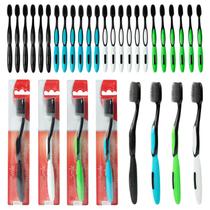 Escova de Dentes SmartSmile Kit com 72 Unidades para Adultos com Cerdas de Carvão Escova de Dentes SmartSmile Kit com 72 Unidades para Adultos com Cerdas de Carvão