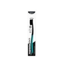 Escova de Dentes Supreme Black Macia com Cerdas Ultra Finas Powerdent Limpeza Profunda e Conforto Gengival