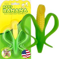 Escova de dentes Training Teether Baby Banana Cornelius Verde/Amarela Escova de dentes Training Teether Baby Banana Cornelius Verde/Amarela
