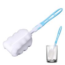 Escova de espuma para lavar louça, cabeça macia com alça longa para garrafas Escova de espuma para lavar louça, cabeça macia com alça longa para garrafas