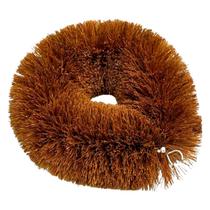 Escova de Fibra Marrom Grande Natural de Coco Uso Doméstico