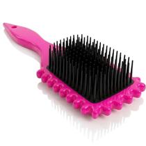 Escova de Fitagem Cabelos Cacheados Ondulados Cachos Raquete Onda Finalizadora Definidora Cabelo