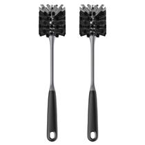 Escova de garrafas MR.SIGA, esfoliante flexível de alça longa, pacote com 2 Escova de garrafas MR.SIGA, esfoliante flexível de alça longa, pacote com 2