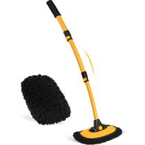 Escova de lavagem de carro Ordenado 15 curva com cabo longo 43cm Escova de lavagem de carro Ordenado 15 curva com cabo longo 43cm