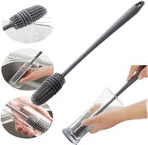 Escova De Lavar Garrafa Mamadeira Copos Multiuso De Silicone 33cm - Clink Escova De Lavar Garrafa Mamadeira Copos Multiuso De Silicone 33cm - Clink