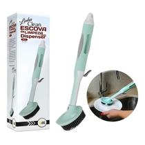 Escova de Limpeza 2 em 1 com Dispenser de Detergente Sabão Multiuso para Louça Tênis Roupa e Azulejo Escova de Limpeza 2 em 1 com Dispenser de Detergente Sabão Multiuso para Louça Tênis Roupa e Azulejo