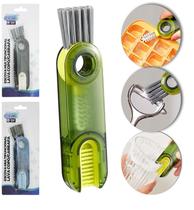 Escova De Limpeza 3 Em 1 Copo Tampa Garrafa De Leite