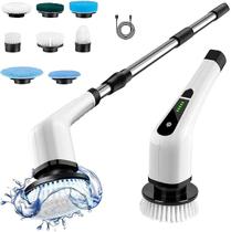 Escova de Limpeza 9 em 1 - Elétrica, Ajustável e Recarregável - janela banheiro e cozinha