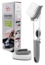 Escova De Limpeza Com Dispenser Detergente Multiuso 2 Em 1 Escova De Limpeza Com Dispenser Detergente Multiuso 2 Em 1