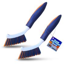 Escova de limpeza de argamassa Bring It On Crevice Stiff Nylon de 8 polegadas