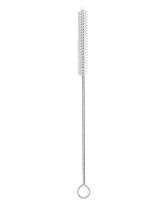 Escova de limpeza de canudo Cerdas Nylon Haste Inox Flexível 21cm Escova de limpeza de canudo Cerdas Nylon Haste Inox Flexível 21cm