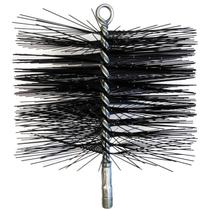 Escova de limpeza de chaminés Midwest Hearth 23 cm, aço redondo Escova de limpeza de chaminés Midwest Hearth 23 cm, aço redondo