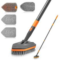 Escova de limpeza de chuveiro NEWE Tub Tile Scrubber com alça longa
