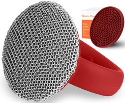 Escova de limpeza de ferro fundido Herda Soldered Fine Chainmail