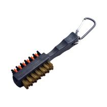 Escova De Limpeza De Grooves Para Taco De Golfe Leve E Portátil, Escova Metálica De Dupla Face Com
