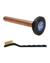 Escova de limpeza e eletrodo de cobre para ionizador solar idp30