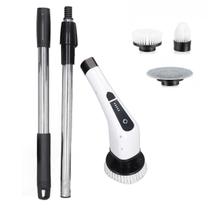 Escova de Limpeza Eletrica 25W Bateria Recarregavel Sem Fio Esfregao Limpeza Potente Giratorio Faxina Casa Varanda Cozinha Banheiro Multiuso Polimento Escova de Limpeza Eletrica 25W Bateria Recarregavel Sem Fio Esfregao Limpeza Potente Giratorio Faxina Casa Varanda Cozinha Banheiro Multiuso Polimento