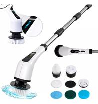Escova De Limpeza Elétrica Casa Multiuso Portátil 9 Em 1