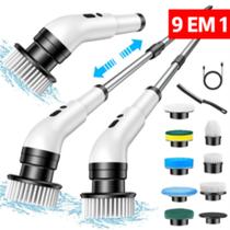 Escova De Limpeza Elétrica Janela Banheiro E Cozinha 9 Em 1