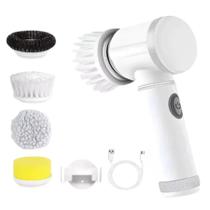 Escova De Limpeza Elétrica Limpa Tudo Casa Banheiro Cozinha