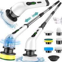 Escova de Limpeza Elétrica Mágica Multiuso Mop P/ Lavar limpar Casa Cozinha Banheiro Carro Bivolt