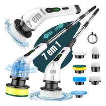 Escova de Limpeza Elétrica Multifuncional Giratória Recarregável 7 em 1 Design Ergonômico e Motor Potente Original