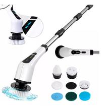 Escova De Limpeza Elétrica P/ Casa Multiuso Portátil 9 Em 1
