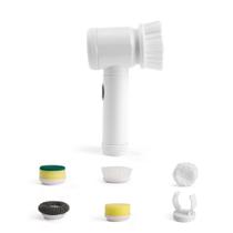 Escova de Limpeza Elétrica Portátil Recarregável Giratória