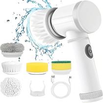 Escova de Limpeza Elétrica Recarregável Pro Magic Brush 5 em 1