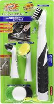 Escova de limpeza elétrica Sonic Scrubber com 3 cabeças e 4 almofadas