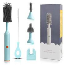 Escova de limpeza elétrica winforhour com conjunto elétrico de limpeza de garrafas