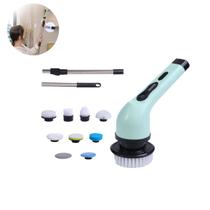 Escova De Limpeza Elétrico 9 Em 1 Extensível Rotação 360º Esfregão Mop Escova De Limpeza Elétrico 9 Em 1 Extensível Rotação 360º Esfregão Mop