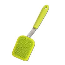 Escova De Limpeza Em Silicone Vidros E Louças Sempre Novos Verde Escova De Limpeza Em Silicone Vidros E Louças Sempre Novos Verde