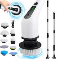 Escova De Limpeza Esfregão Mop Elétrico 9 Em 1 Giratório 360 Ajustavel Recarregavel Cozinha - prime Escova De Limpeza Esfregão Mop Elétrico 9 Em 1 Giratório 360 Ajustavel Recarregavel Cozinha - prime