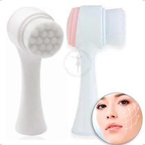 Escova de limpeza facial 2 em 1 Skin care Escovinha massagem - Significado de Mulher