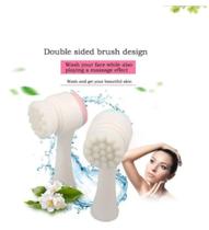 Escova De Limpeza Facial 3d limpador massageador e relaxamento muscular Rosa