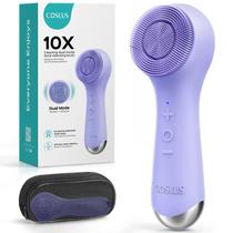 Escova de limpeza facial COSLUS Face Scrubber 2 em 1 Spin & Vibration