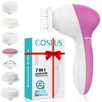Escova de limpeza facial COSLUS FBS-D 7 em 1 com depurador de silicone